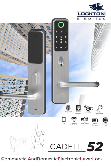 Lockton CADELL52 Electronic Lever Lock