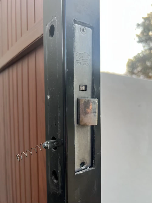 Lockwood Mortice Lock Before