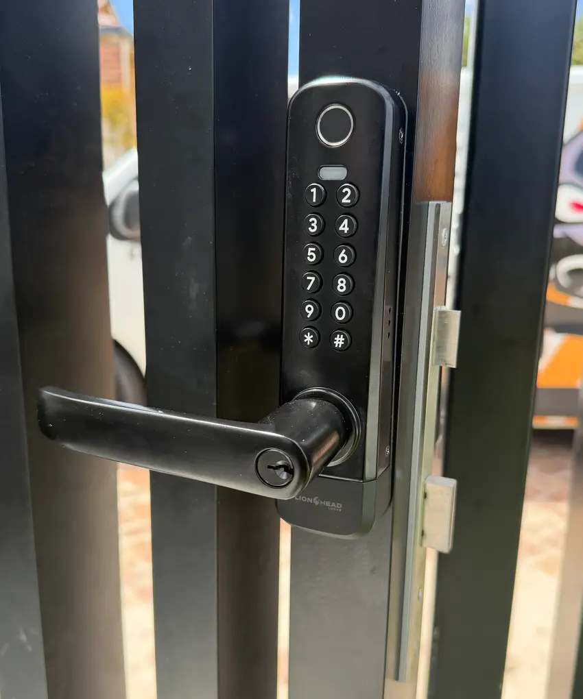 titan razor digital gate lock